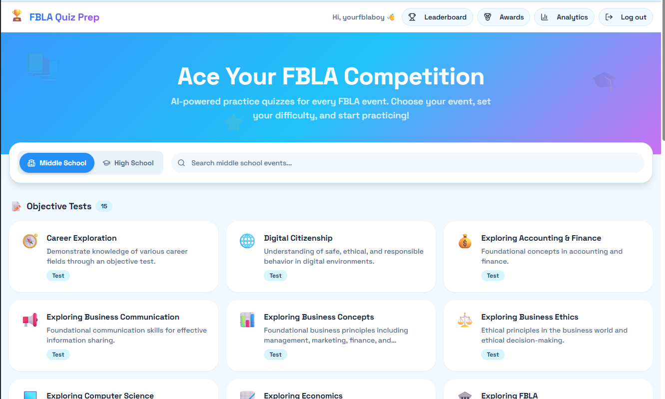 Fbla Tools FBLA Practice Test & Study Guide — Free FBLA Test Prep